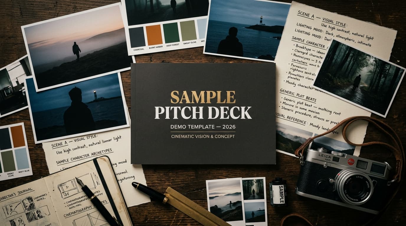 Sample pitch deck planning preview
